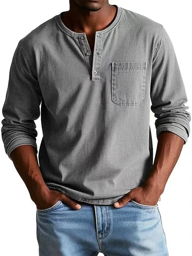 Le Weston — T-shirt Henley Vintage