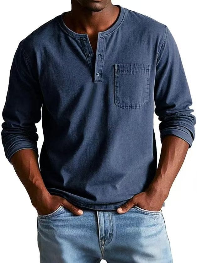 Le Weston — T-shirt Henley Vintage