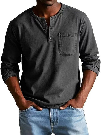 Le Weston — T-shirt Henley Vintage