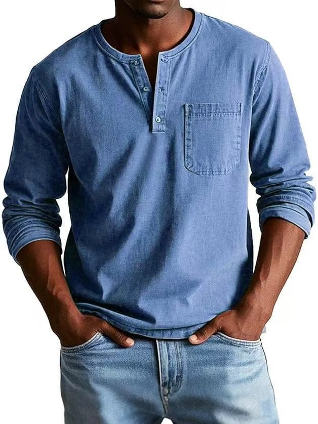 Le Weston — T-shirt Henley Vintage