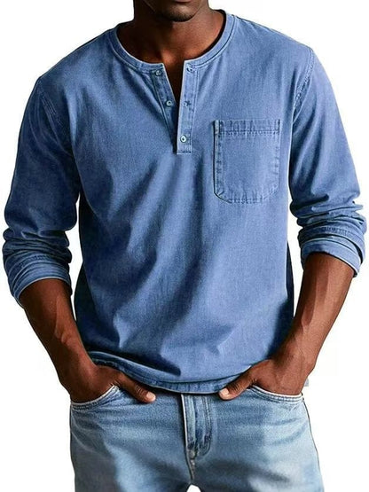 Le Weston — T-shirt Henley Vintage