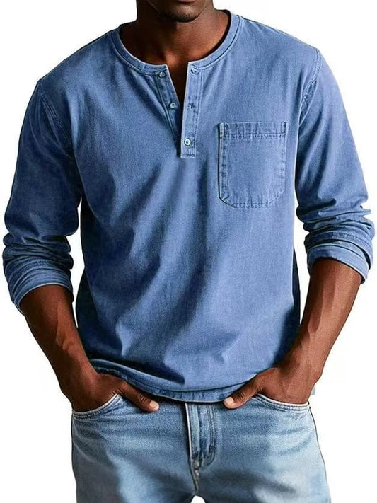 Le Weston — T-shirt Henley Vintage