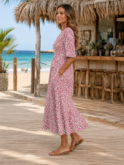 Tess — Robe Midi Élégante