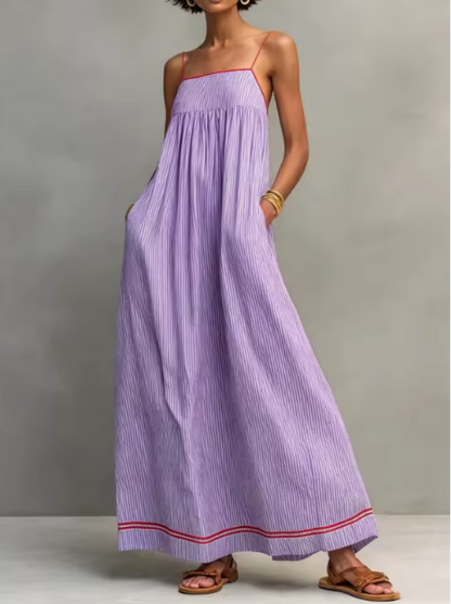 Pamela — Robe Maxi Fluide et Respirante