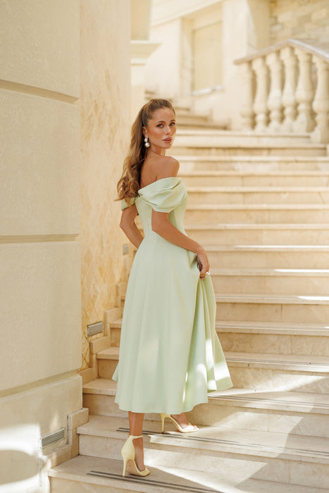 Deliha — Robe fluide à épaules dénudées