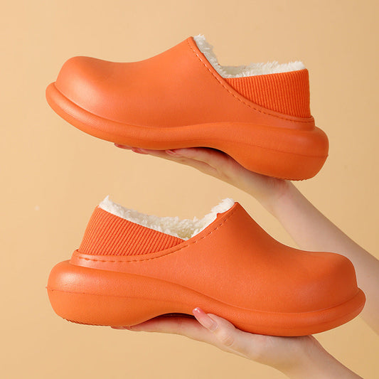 Chausson en Peluche Confortable sans Lacets