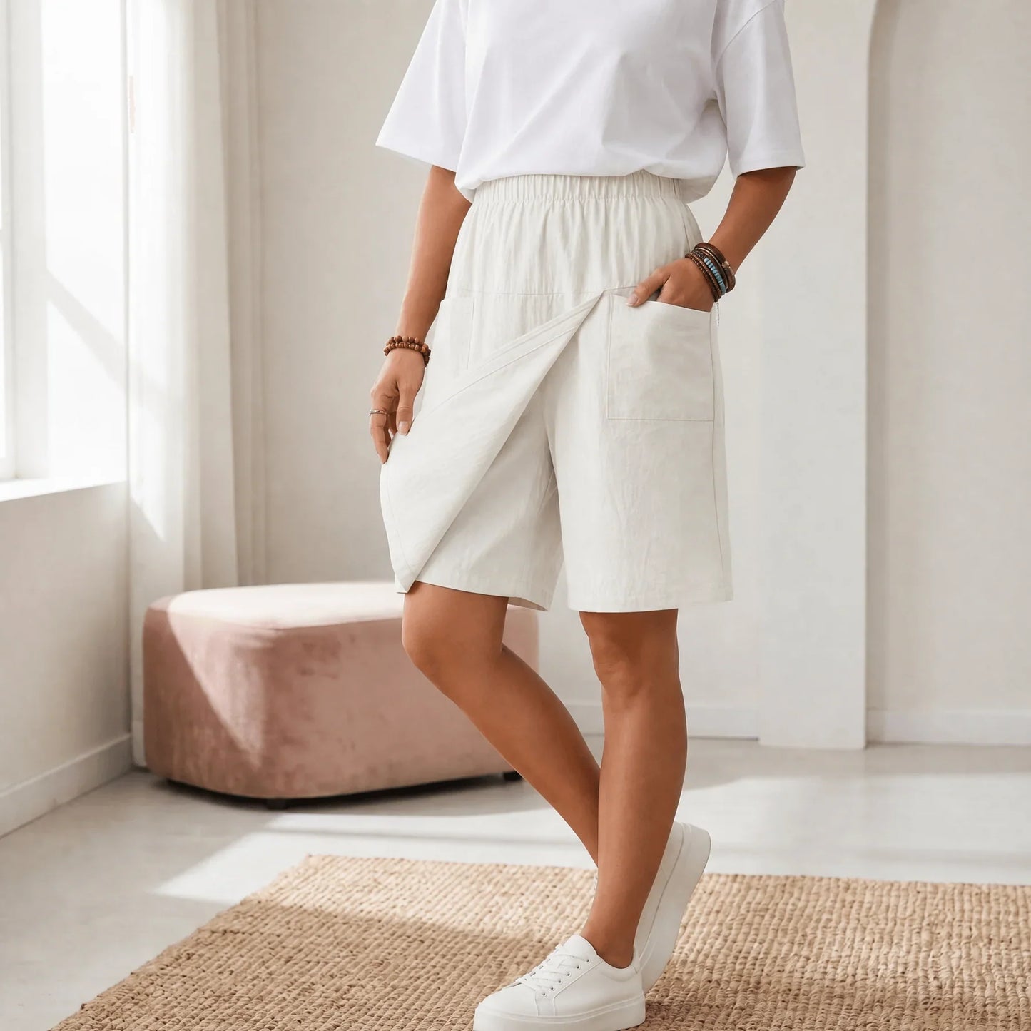 Skortée — Jupe-culotte avec taille élastique