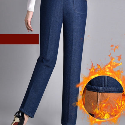 Céline — Jean Coupe Droite à Taille Élastique