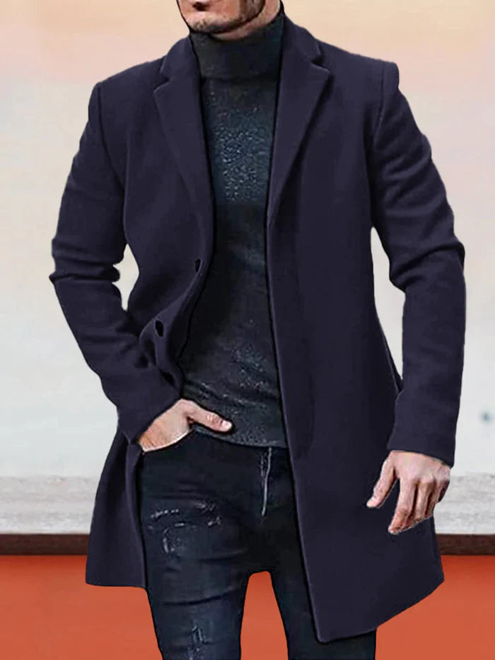 Veste à Boucle à Un Bouton