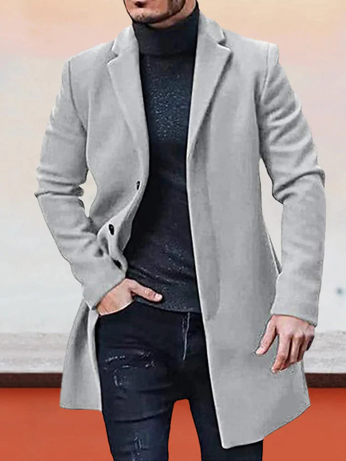 Veste à Boucle à Un Bouton
