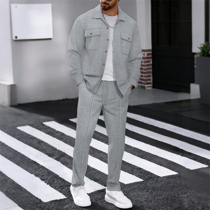 Maison — Ensemble Veste et Pantalon en Tricot Waffle