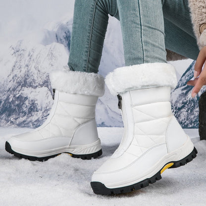 Elowyn — Bottes d'hiver chaudes avec fermeture éclair