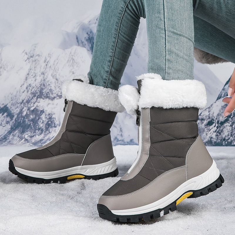 Elowyn — Bottes d'hiver chaudes avec fermeture éclair