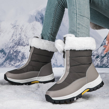 Elowyn — Bottes d'hiver chaudes avec fermeture éclair