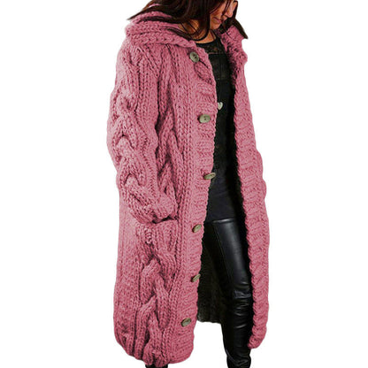 Ondine — Manteau Cardigan en Tricot Épais