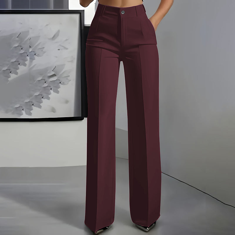 Marchelle — Pantalon de Costume Tailleur Taille Haute