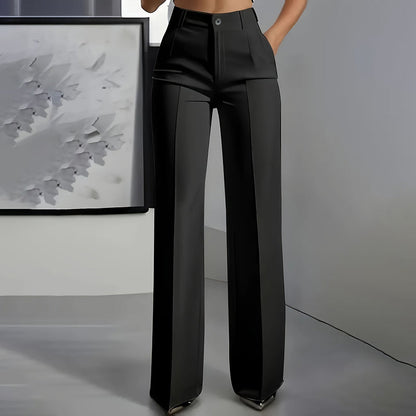 Marchelle — Pantalon de Costume Tailleur Taille Haute