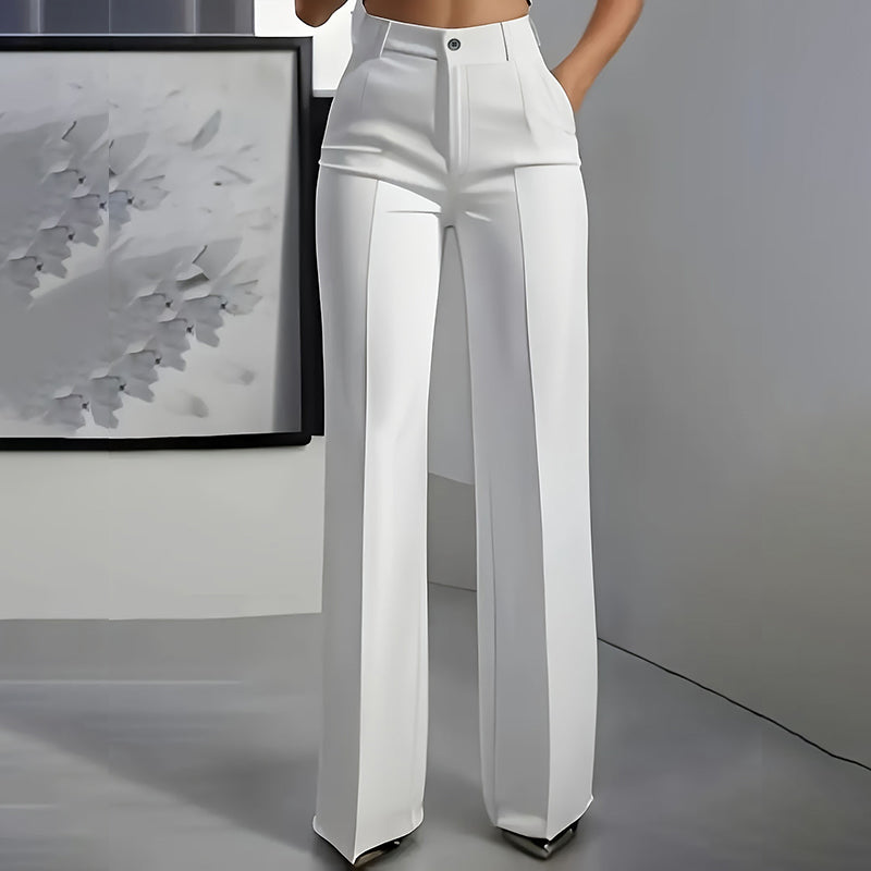 Marchelle — Pantalon de Costume Tailleur Taille Haute
