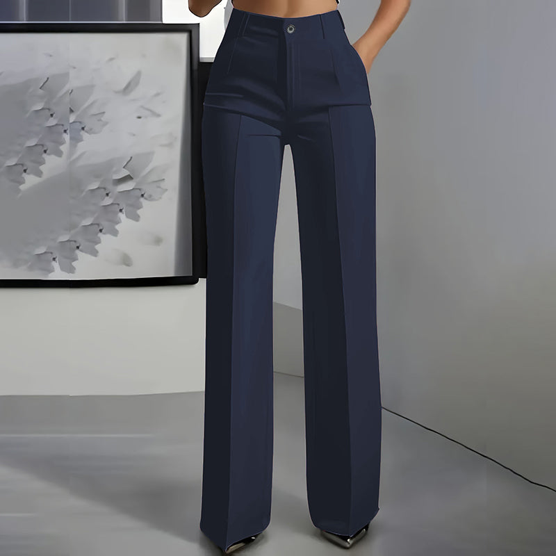 Marchelle — Pantalon de Costume Tailleur Taille Haute