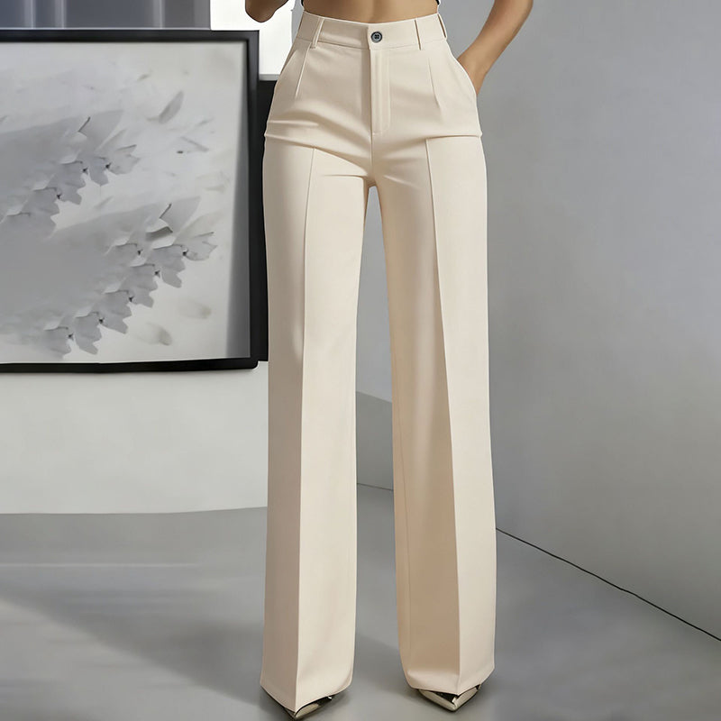 Marchelle — Pantalon de Costume Tailleur Taille Haute