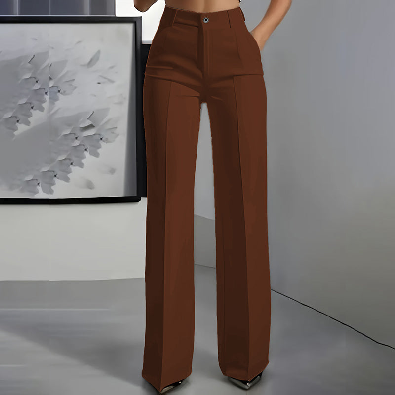 Marchelle — Pantalon de Costume Tailleur Taille Haute