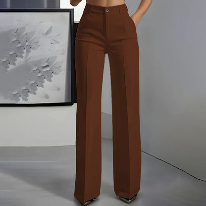 Marchelle — Pantalon de Costume Tailleur Taille Haute