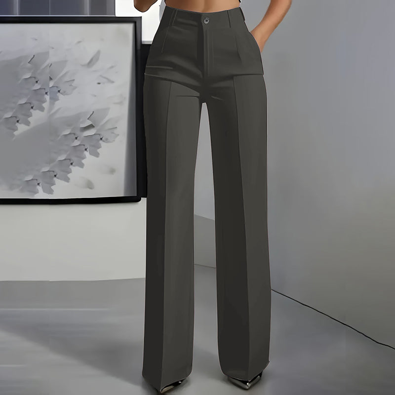 Marchelle — Pantalon de Costume Tailleur Taille Haute