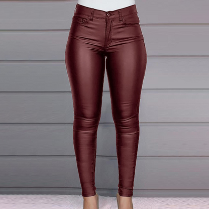 Adriane — Pantalon Skinny Ajusté Taille Haute