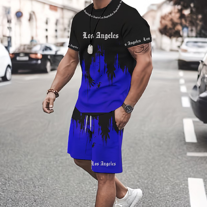Kaldor — Ensemble T-shirt et Shorts à Imprimé Graphique