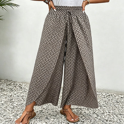 Belora — Pantalon Imprimé avec Cordon de Serrage, Coupe Décontractée