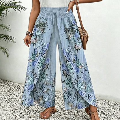 Belora — Pantalon Imprimé avec Cordon de Serrage, Coupe Décontractée