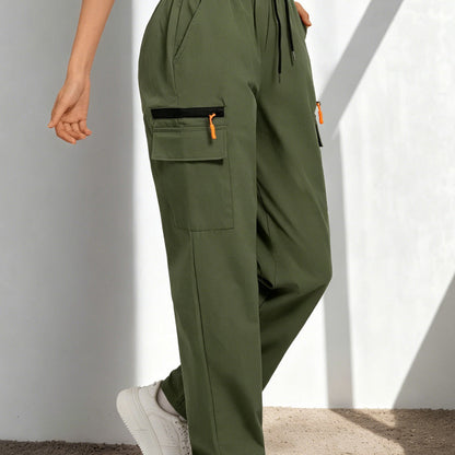 Airolyn — Pantalon cargo à cordon de serrage à séchage rapide
