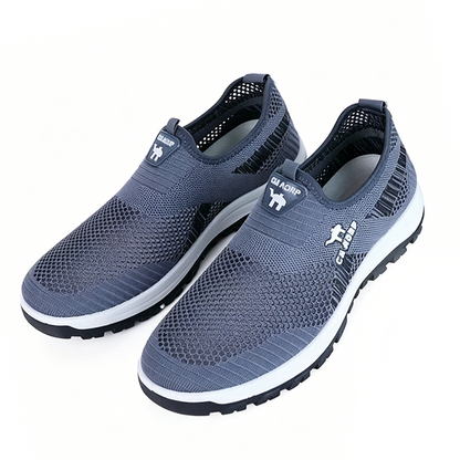 Halcombe — Chaussures Slip-On en Maille Respirante