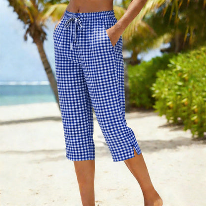 Marielle — Pantalon Capri à Cordon