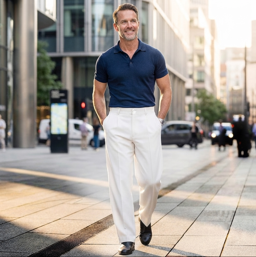 Belmore — Pantalon Large Plissé