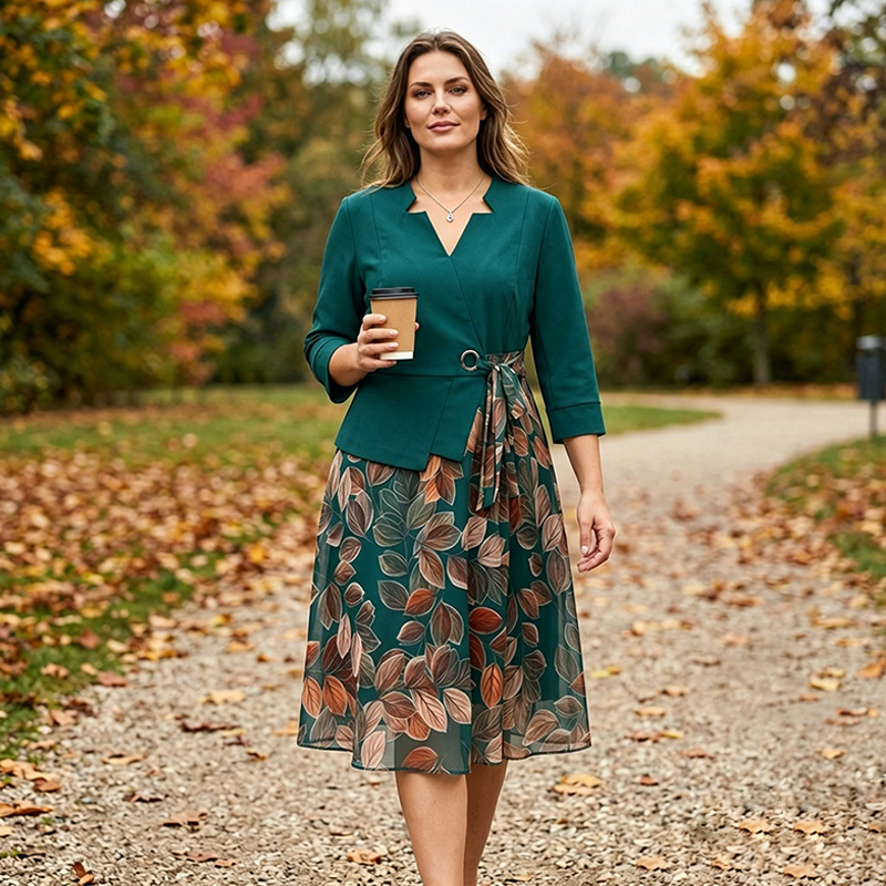 Ellisora — Robe Statement Bicolore